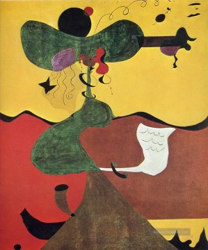 Joan Miró Werke - Porträt von Frau Mills im Jahr 1750 Joan Miró